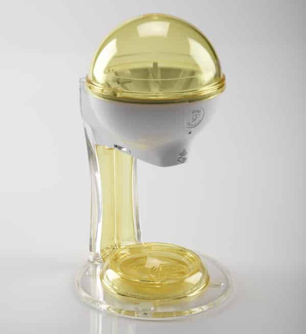 71261 WHYECLYE - WhiteYellow Dispenser - Table Stand